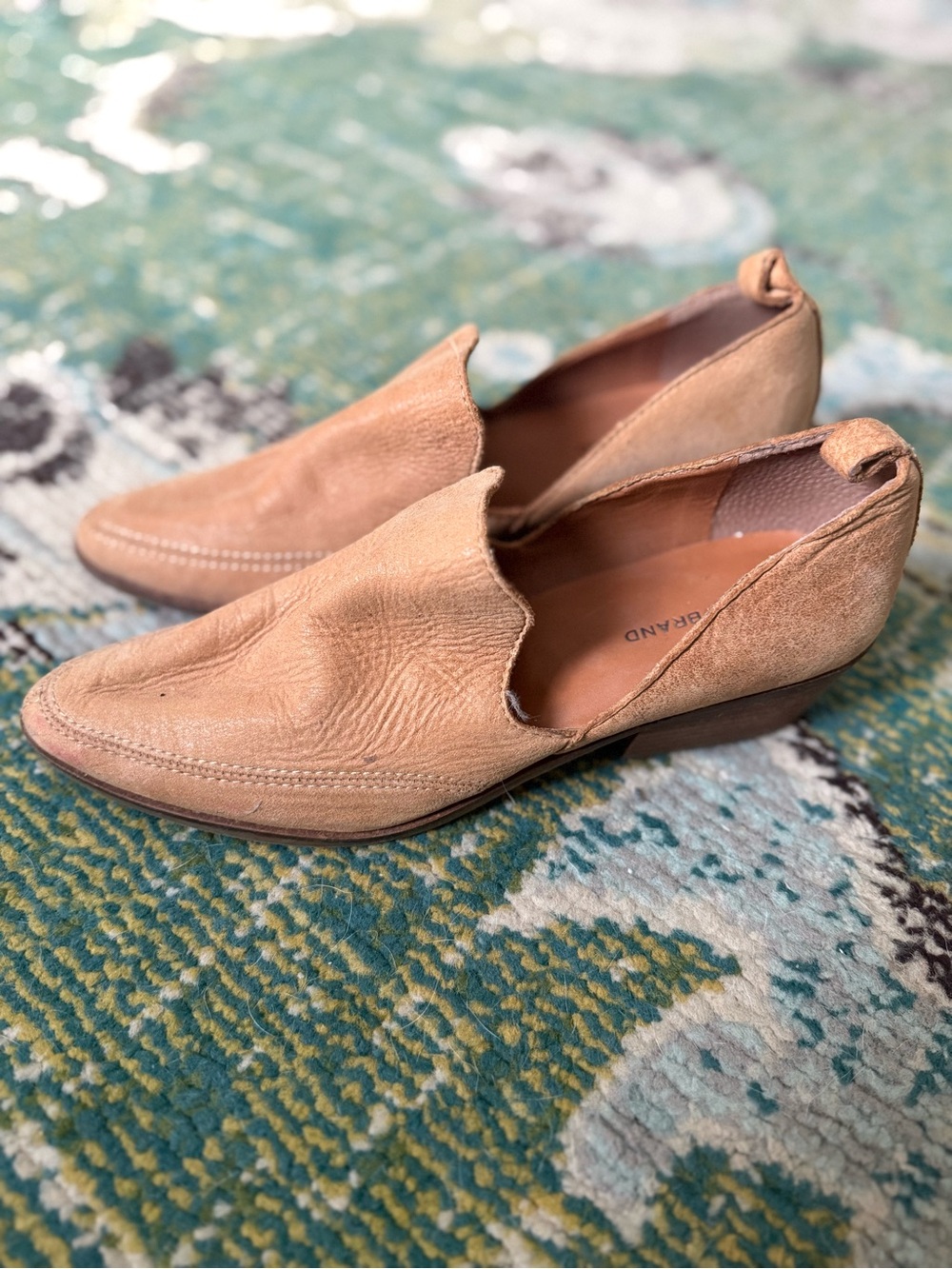 Lucky Brand Mahzan Loafers, Hazel, size 8.5